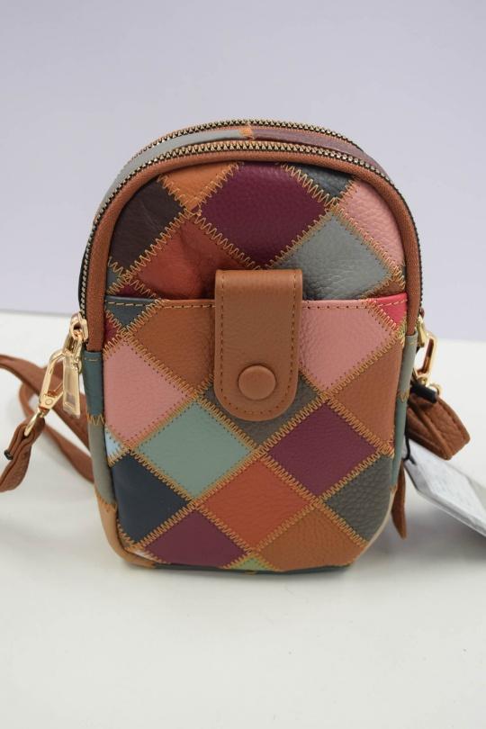 Sacs à bandoulière Maroquinerie Noir Systyle 1359-LITCHI Efashion Paris