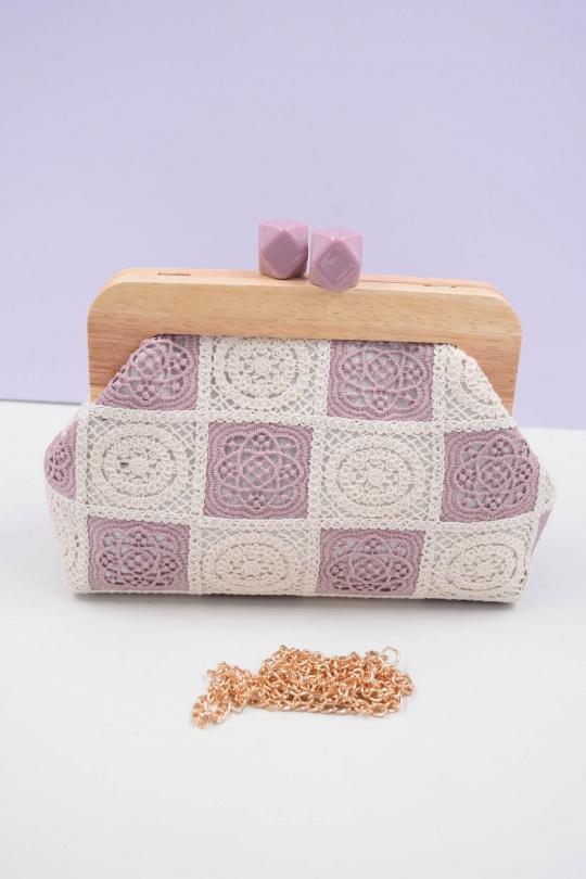 Pochettes Maroquinerie Rose Systyle WL2502 Efashion Paris