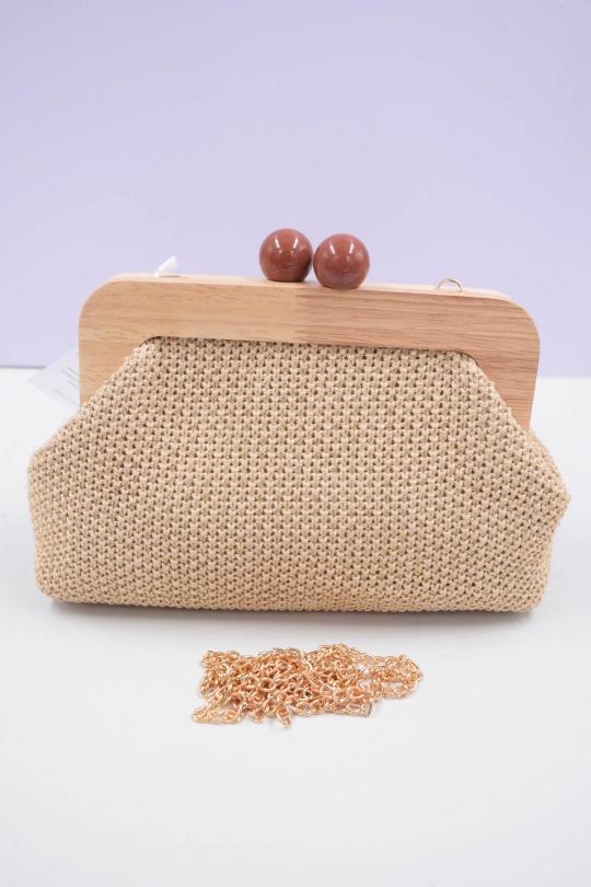 Pochettes Maroquinerie Abricot Systyle WL2501 Efashion Paris