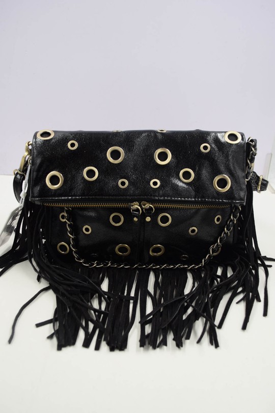 Sacs à bandoulière Maroquinerie Noir Systyle EC-60207 Efashion Paris