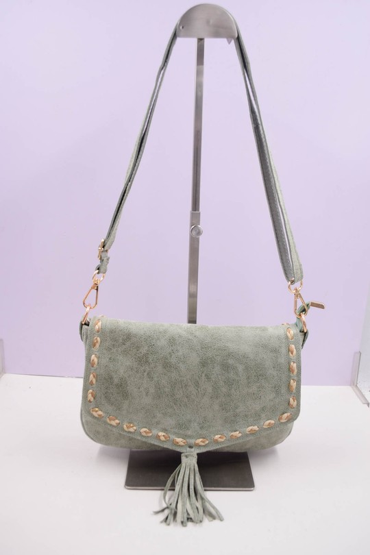 Sacs à bandoulière Maroquinerie Vert clair Systyle CUIR-IT-986-4-CAMOCIOPRINT Efashion Paris