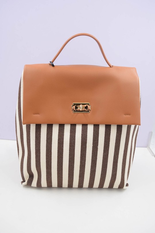 Sac à dos Maroquinerie Brun Systyle 5163 Efashion Paris