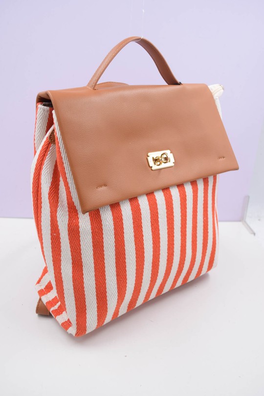 Sac à dos Maroquinerie Brun Systyle 5163 Efashion Paris