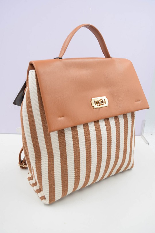 Sac à dos Maroquinerie Brun Systyle 5163 Efashion Paris