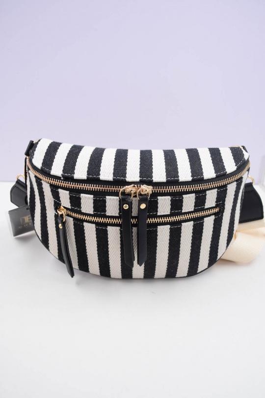 Sacs bananes Maroquinerie Noir Systyle 5171 Efashion Paris