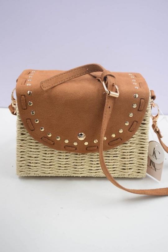 Sacs à bandoulière Maroquinerie Beige Systyle 172-60 Efashion Paris