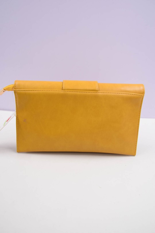 Sacs à bandoulière Maroquinerie Jaune Systyle YH-7021 Efashion Paris