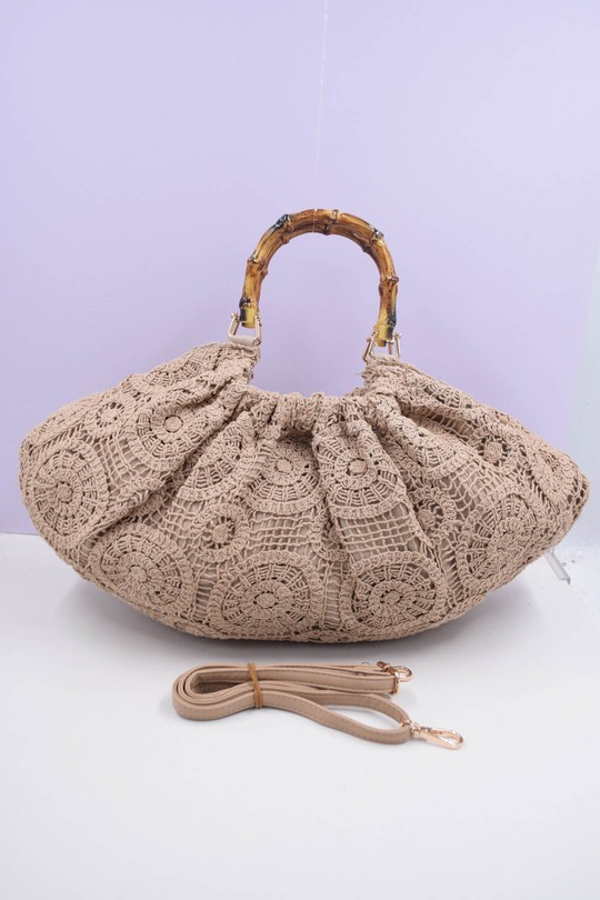 Handbags Bags Coffee Systyle AM-819 Efashion Paris