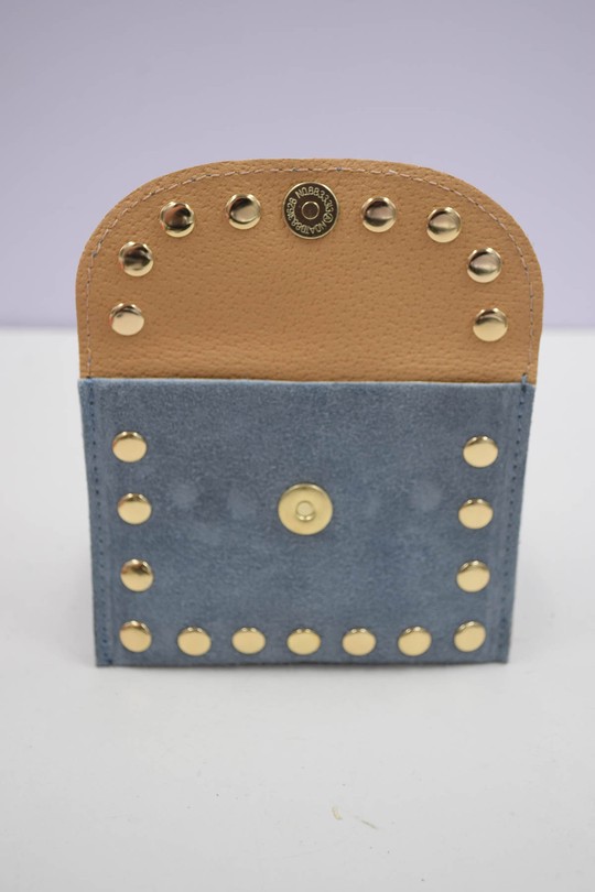 Petite maroquinerie Maroquinerie Vert clair Systyle CUIR-PM-100-3-CAMOCIO Efashion Paris