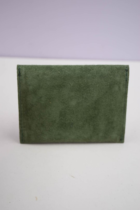 Petite maroquinerie Maroquinerie Vert clair Systyle CUIR-PM-100-3-CAMOCIO Efashion Paris