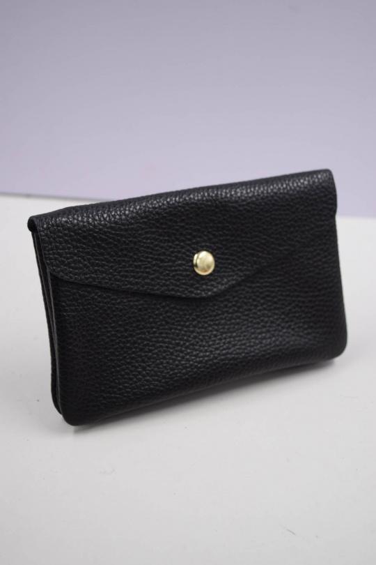 Petite maroquinerie Maroquinerie Bleu clair Systyle CUIR-IT-PM-098-2-LITCHI Efashion Paris