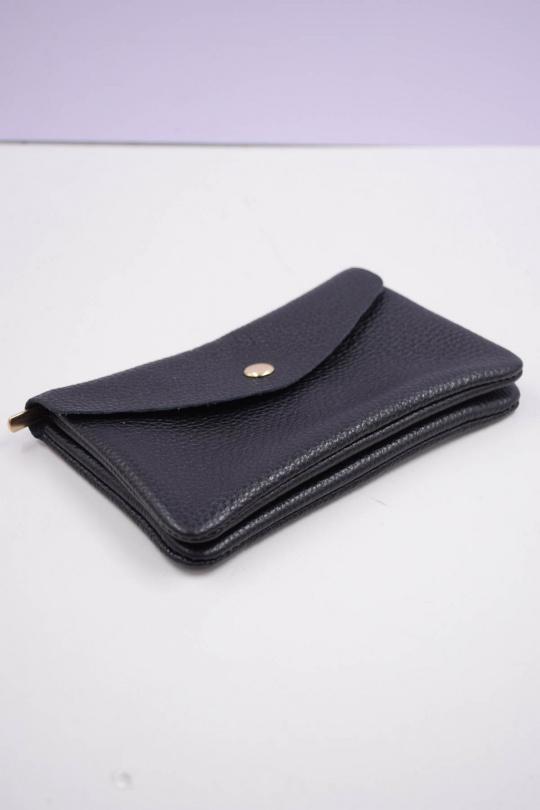 Petite maroquinerie Maroquinerie Bleu clair Systyle CUIR-IT-PM-098-2-LITCHI Efashion Paris