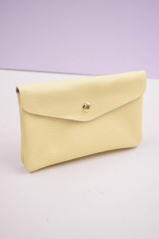 Petite maroquinerie Maroquinerie Bleu clair Systyle CUIR-IT-PM-098-2-LITCHI Efashion Paris