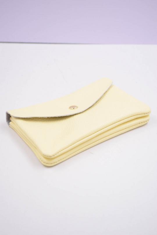 Petite maroquinerie Maroquinerie Bleu clair Systyle CUIR-IT-PM-098-2-LITCHI Efashion Paris