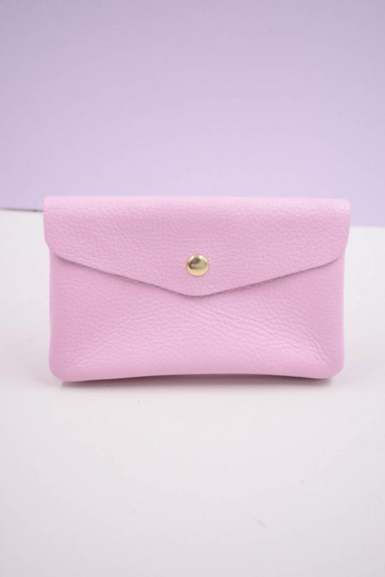 Petite maroquinerie Maroquinerie Bleu clair Systyle CUIR-IT-PM-098-2-LITCHI Efashion Paris