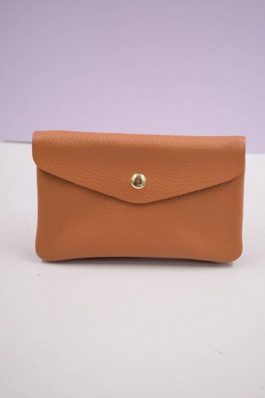 Petite maroquinerie Maroquinerie Bleu clair Systyle CUIR-IT-PM-098-2-LITCHI Efashion Paris