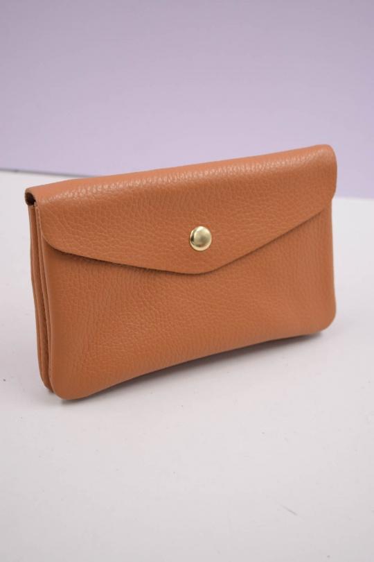 Petite maroquinerie Maroquinerie Bleu clair Systyle CUIR-IT-PM-098-2-LITCHI Efashion Paris