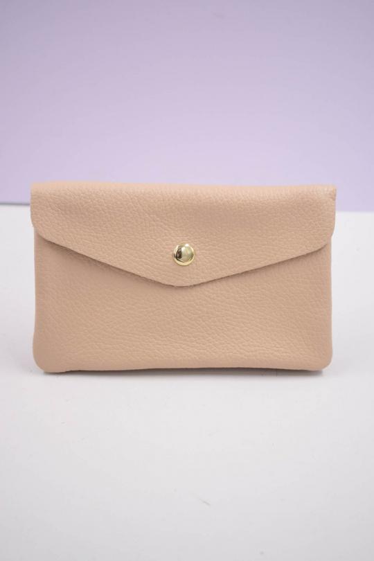 Petite maroquinerie Maroquinerie Bleu clair Systyle CUIR-IT-PM-098-2-LITCHI Efashion Paris