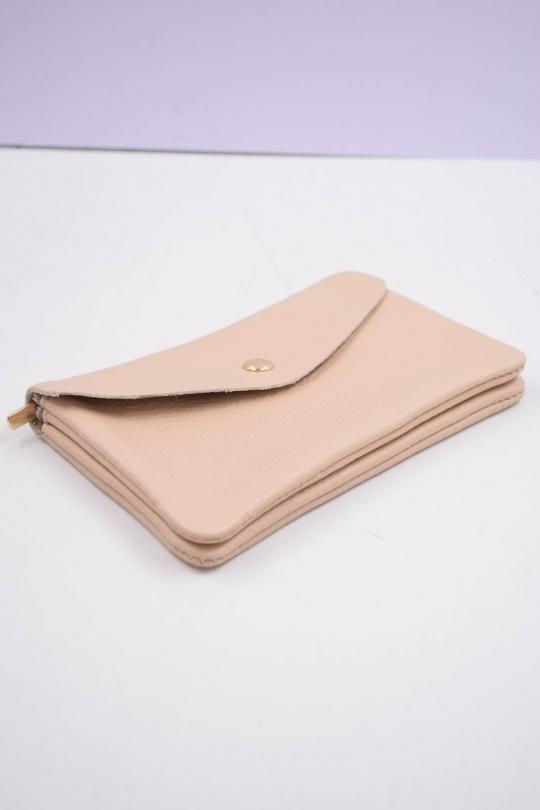 Petite maroquinerie Maroquinerie Bleu clair Systyle CUIR-IT-PM-098-2-LITCHI Efashion Paris