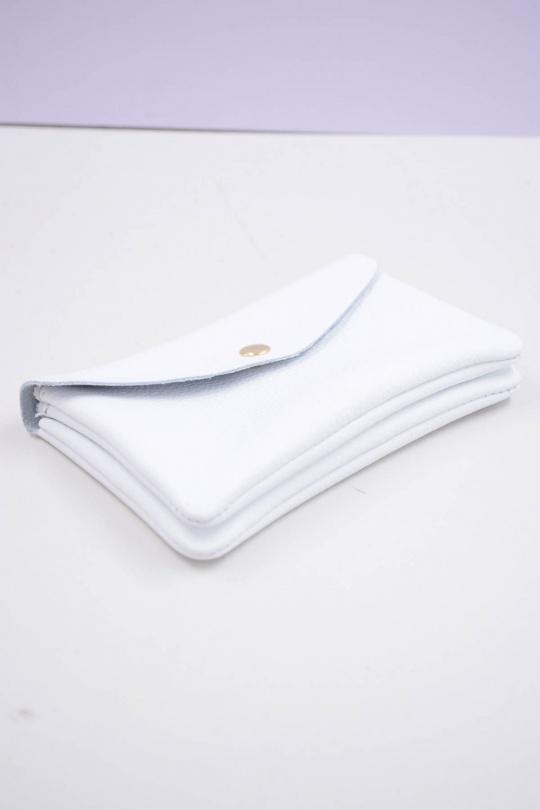 Petite maroquinerie Maroquinerie Bleu clair Systyle CUIR-IT-PM-098-2-LITCHI Efashion Paris