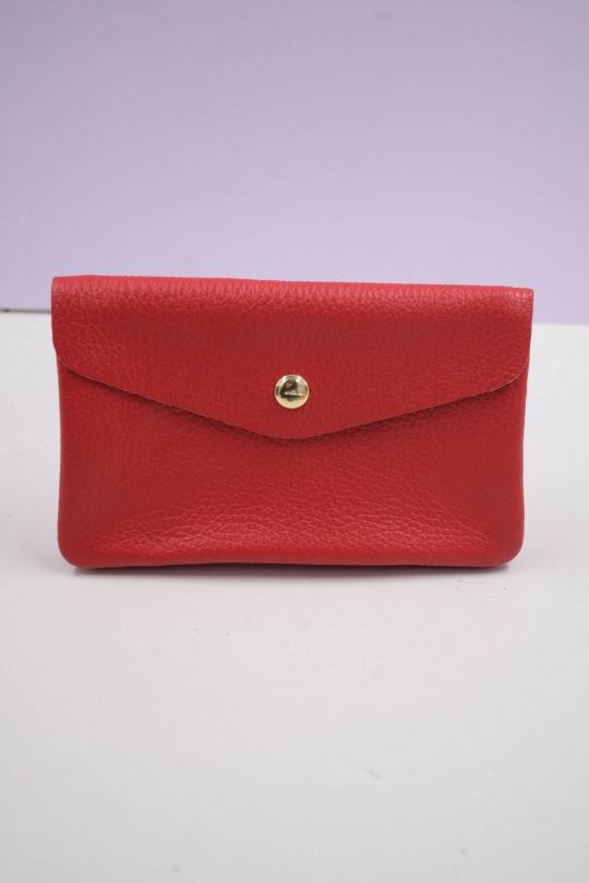 Petite maroquinerie Maroquinerie Bleu clair Systyle CUIR-IT-PM-098-2-LITCHI Efashion Paris