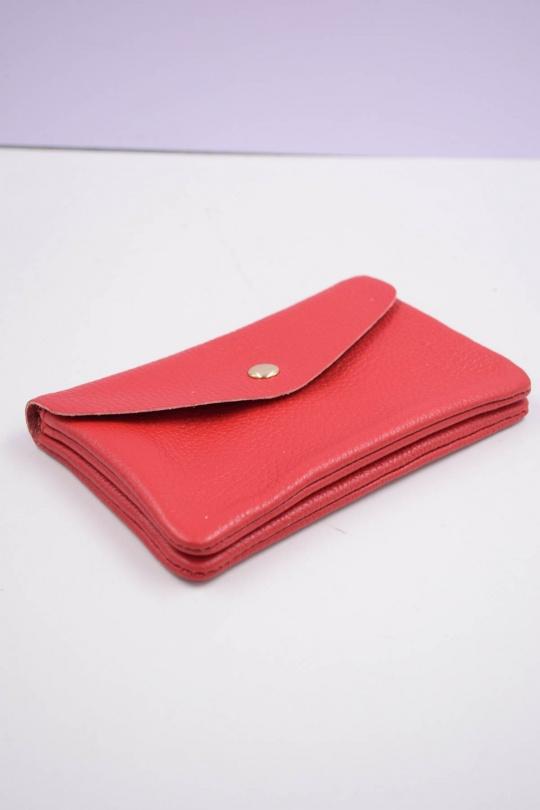 Petite maroquinerie Maroquinerie Bleu clair Systyle CUIR-IT-PM-098-2-LITCHI Efashion Paris