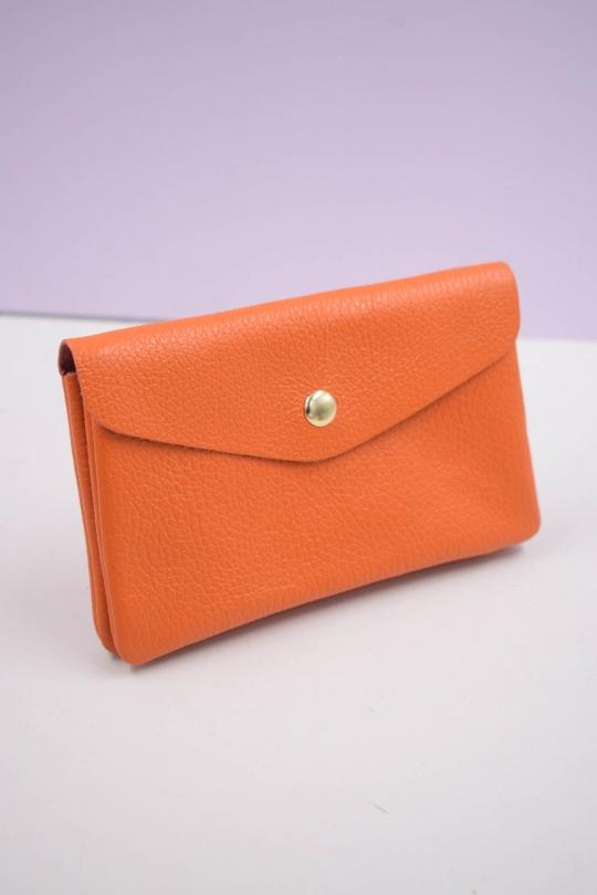 Petite maroquinerie Maroquinerie Bleu clair Systyle CUIR-IT-PM-098-2-LITCHI Efashion Paris