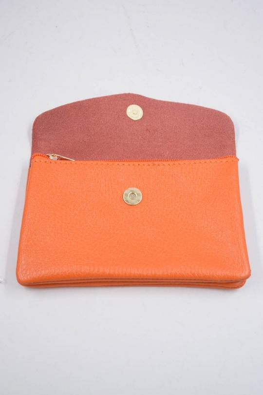 Petite maroquinerie Maroquinerie Bleu clair Systyle CUIR-IT-PM-098-2-LITCHI Efashion Paris