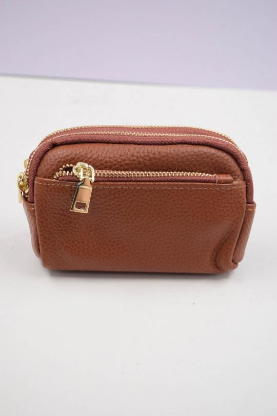 Petite maroquinerie Maroquinerie Beige Systyle CUIR-PM-K-3377 Efashion Paris