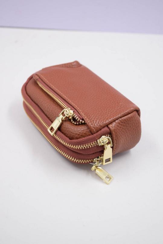 Petite maroquinerie Maroquinerie Beige Systyle CUIR-PM-K-3377 Efashion Paris