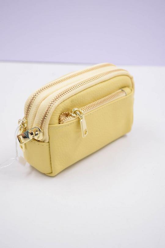 Petite maroquinerie Maroquinerie Beige Systyle CUIR-PM-K-3377 Efashion Paris