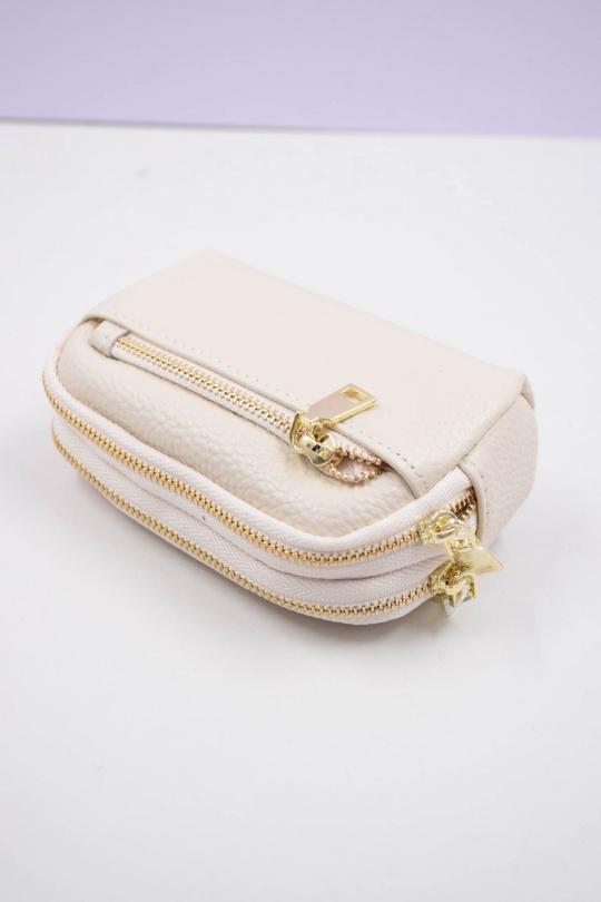 Petite maroquinerie Maroquinerie Beige Systyle CUIR-PM-K-3377 Efashion Paris