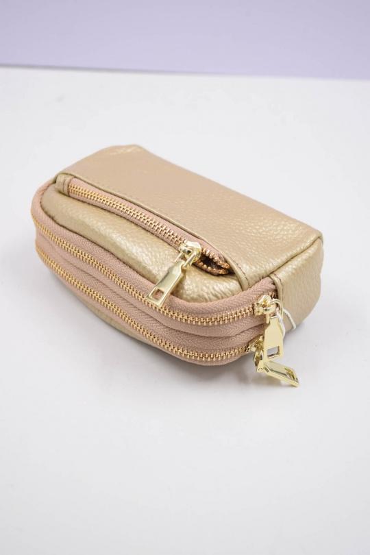 Petite maroquinerie Maroquinerie Beige Systyle CUIR-PM-K-3377 Efashion Paris