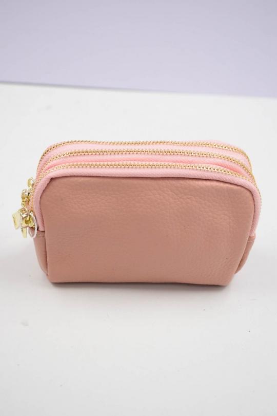 Wallets & purses Bags Pink Systyle CUIR-PM-H-1362 Efashion Paris