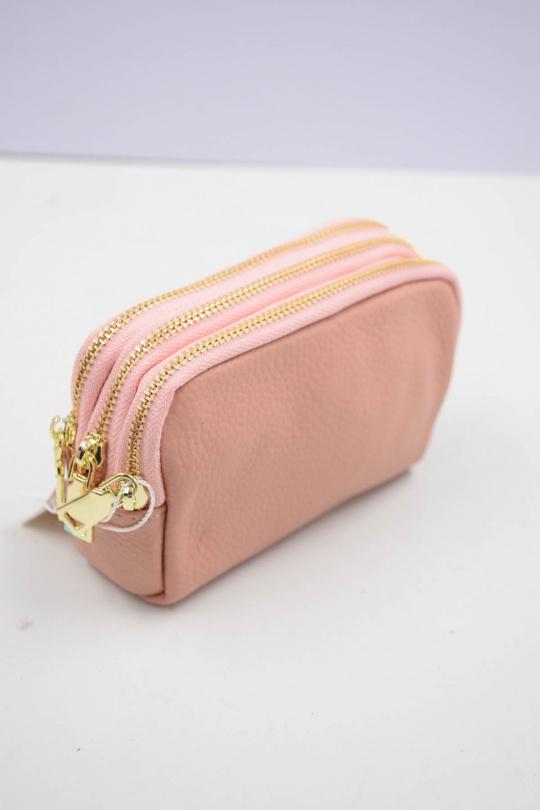 Wallets & purses Bags Pink Systyle CUIR-PM-H-1362 Efashion Paris
