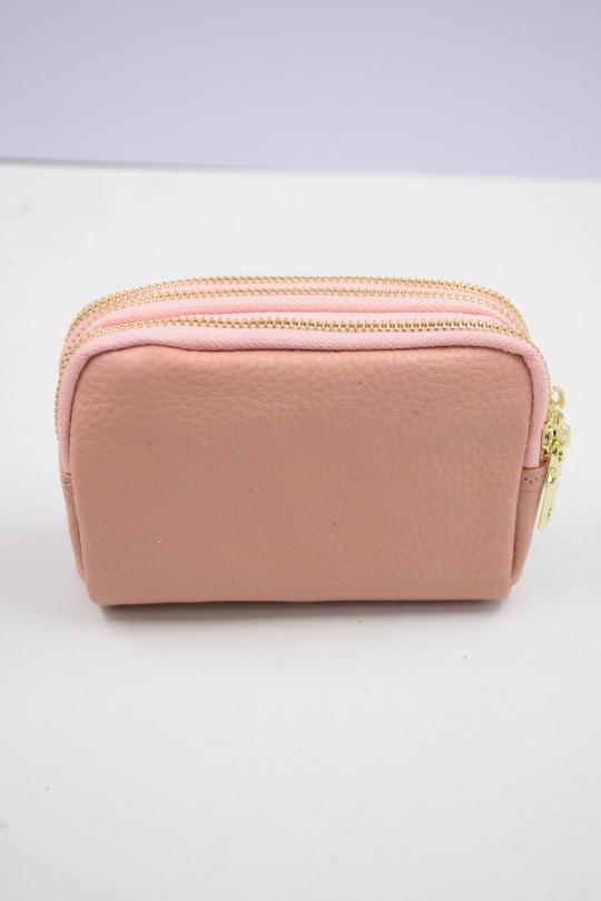 Wallets & purses Bags Pink Systyle CUIR-PM-H-1362 Efashion Paris