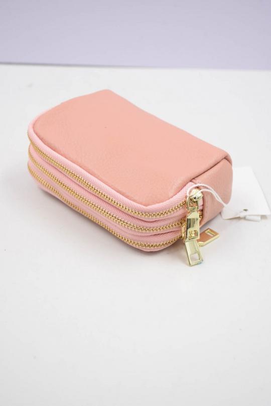 Wallets & purses Bags Pink Systyle CUIR-PM-H-1362 Efashion Paris