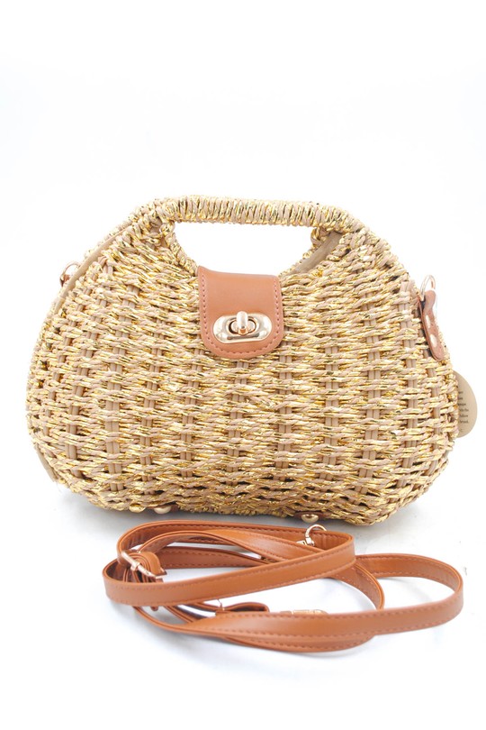 Sacs à main Maroquinerie Camel / Or Systyle S-2401 Efashion Paris