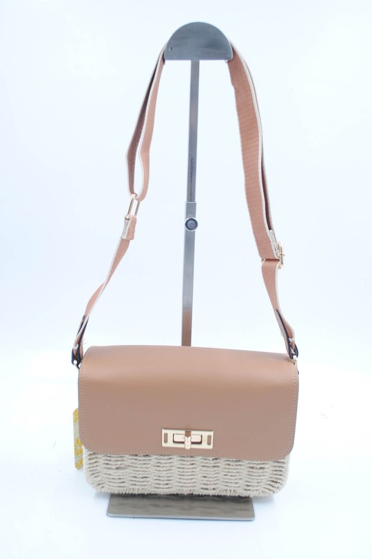 A tracolla Borse Beige Systyle NBNV-5311 Efashion Paris