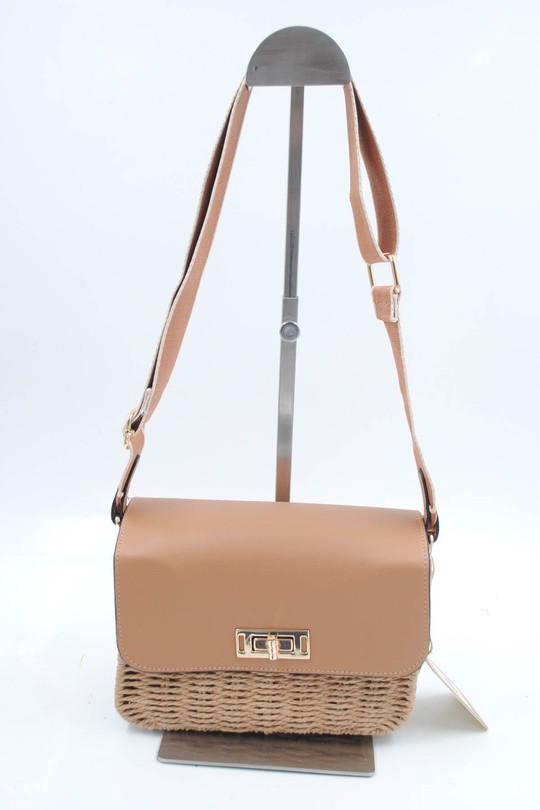 A tracolla Borse Beige Systyle NBNV-5311 Efashion Paris