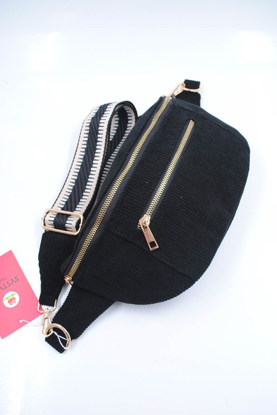 Sacs bananes Maroquinerie Noir Systyle XS-9960-2 Efashion Paris