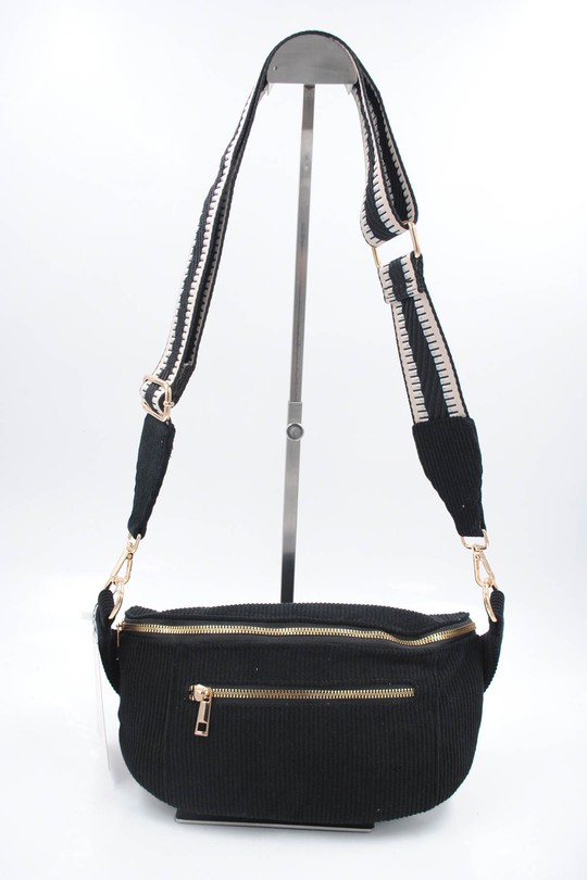 Sacs bananes Maroquinerie Noir Systyle XS-9960-2 Efashion Paris