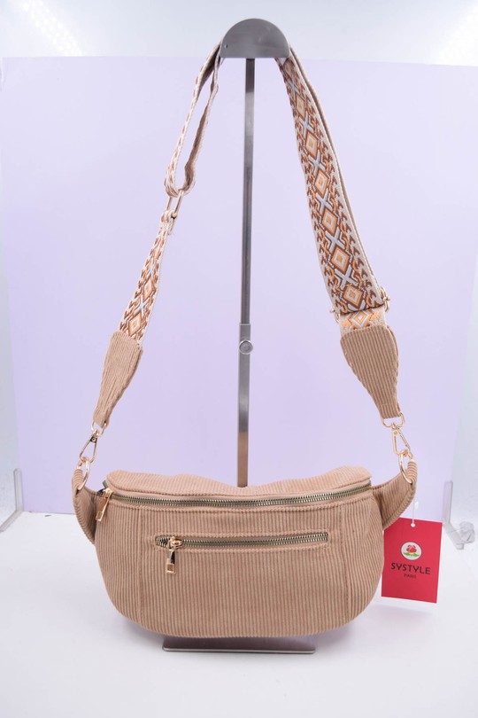 Sacs bananes Maroquinerie Noir Systyle XS-9960-2 Efashion Paris