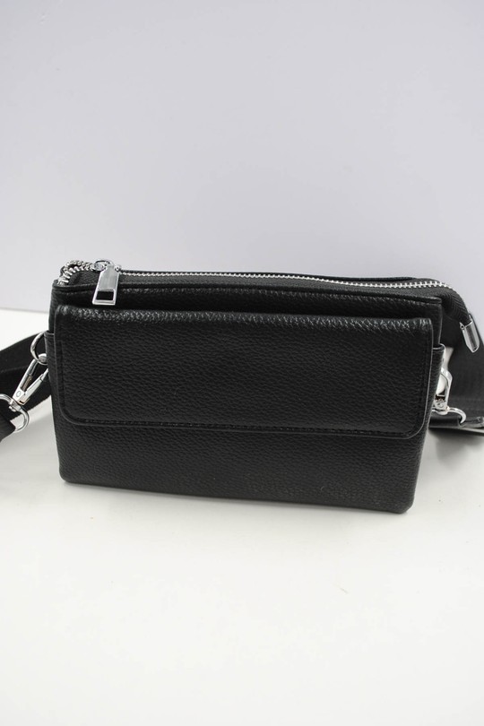 Sacs à bandoulière Maroquinerie Noir Systyle L-6008-35 Efashion Paris