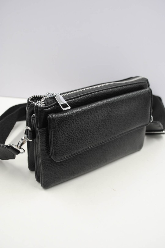 Sacs à bandoulière Maroquinerie Noir Systyle L-6008-35 Efashion Paris