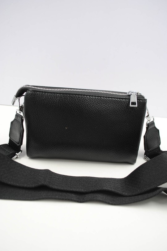 Sacs à bandoulière Maroquinerie Noir Systyle L-6008-35 Efashion Paris