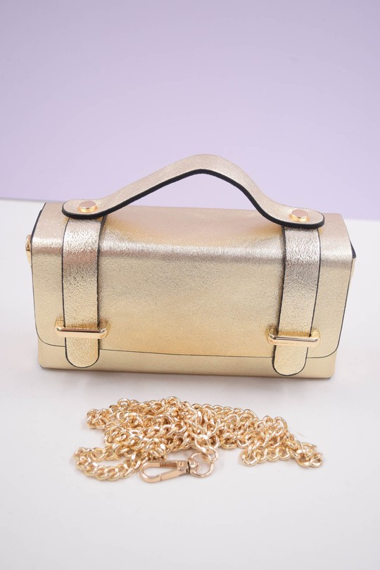 Sacs à main Maroquinerie Doré Systyle CUIR-IT-992-1-BRILLANT Efashion Paris