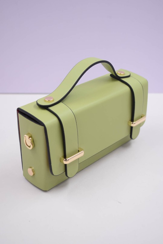 Sacs à main Maroquinerie Pistache Systyle CUIR-IT-992-2-LISSE Efashion Paris