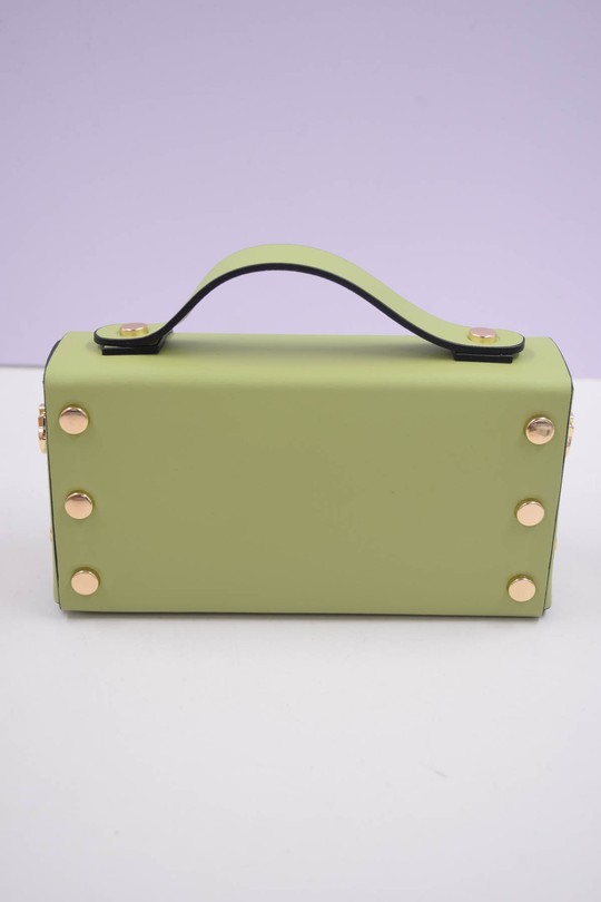 Sacs à main Maroquinerie Pistache Systyle CUIR-IT-992-2-LISSE Efashion Paris