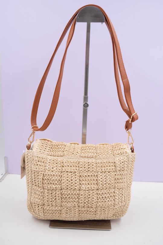 Sacs à bandoulière Maroquinerie Beige Systyle KKC-110 Efashion Paris